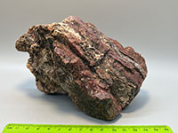 rock showing red layers